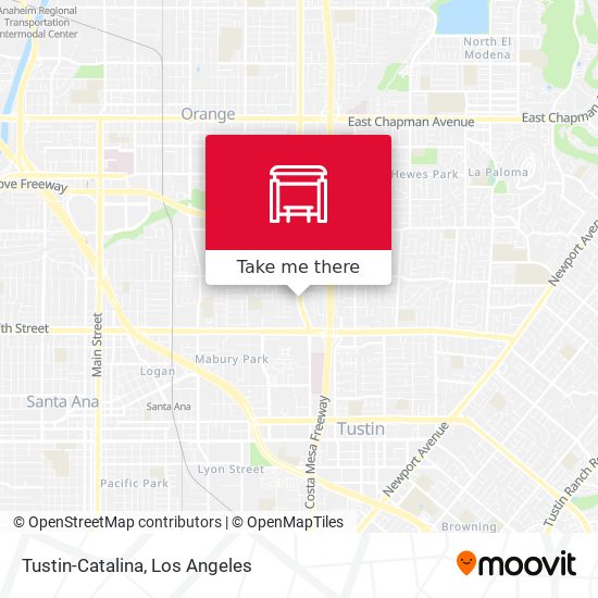 Tustin-Catalina map