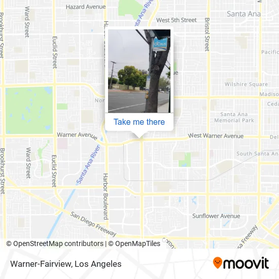 Warner-Fairview map