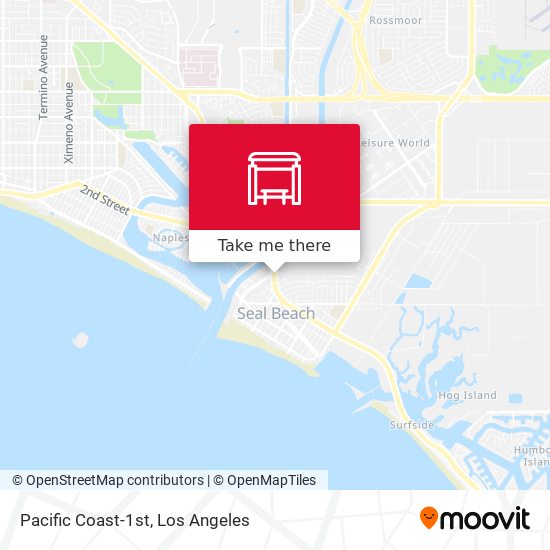 Mapa de Pacific Coast-1st