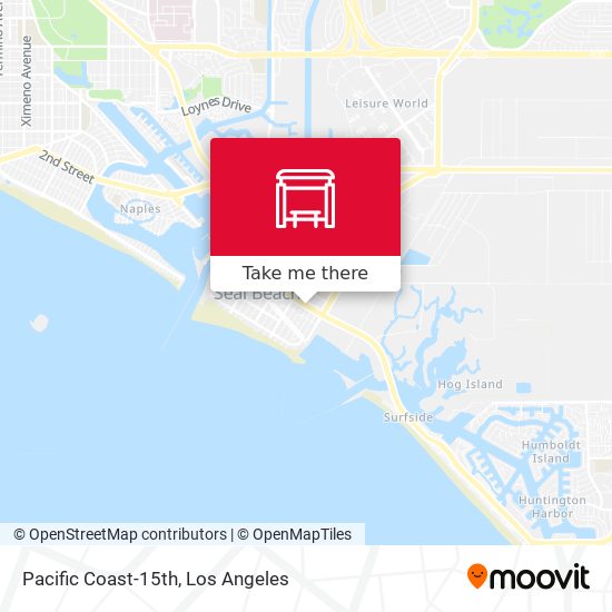 Mapa de Pacific Coast-15th