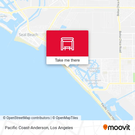 Pacific Coast-Anderson map