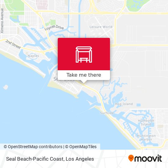 Mapa de Seal Beach-Pacific Coast