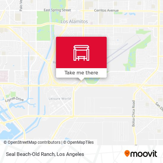 Seal Beach-Old Ranch map