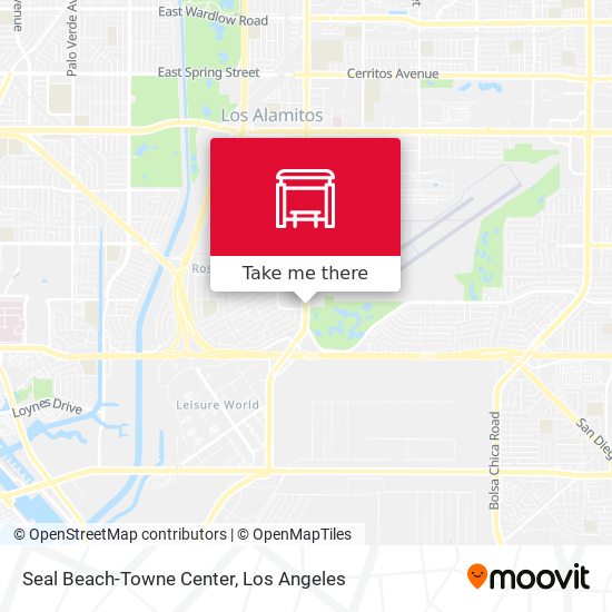 Seal Beach-Towne Center map