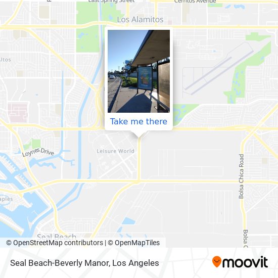 Seal Beach-Beverly Manor map