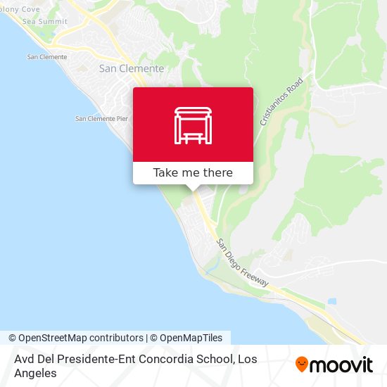 Mapa de Avd Del Presidente-Ent Concordia School