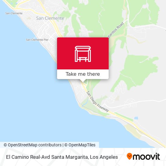 El Camino Real-Avd Santa Margarita map