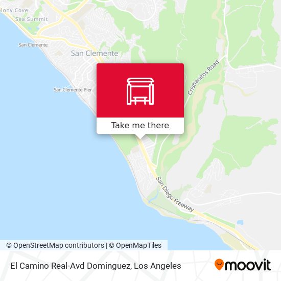 El Camino Real-Avd Dominguez map