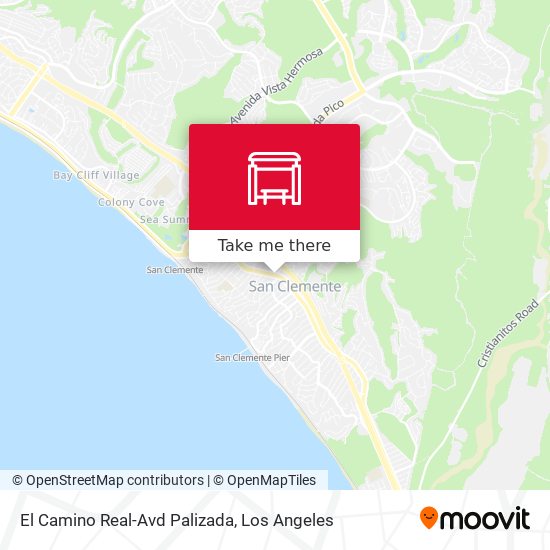 El Camino Real-Avd Palizada map