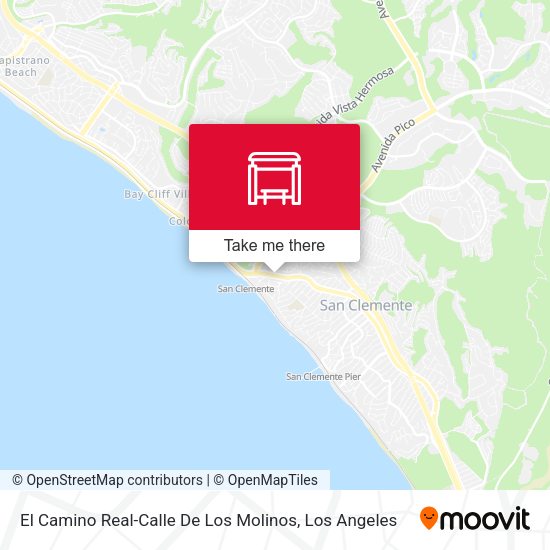 Mapa de El Camino Real-Calle De Los Molinos