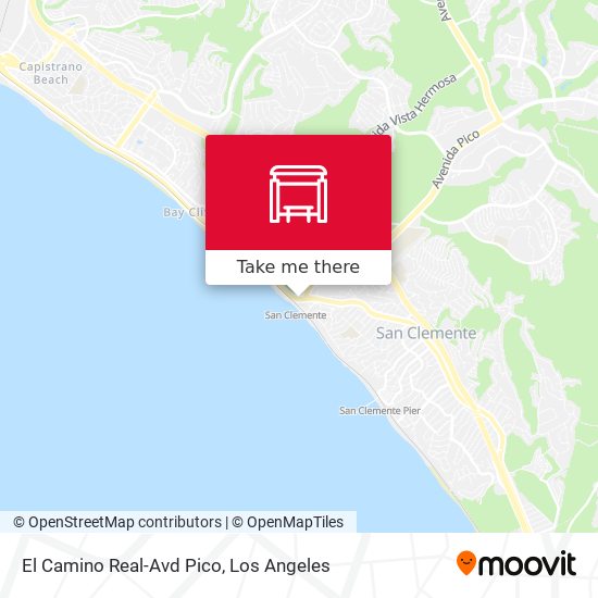 El Camino Real-Avd Pico map
