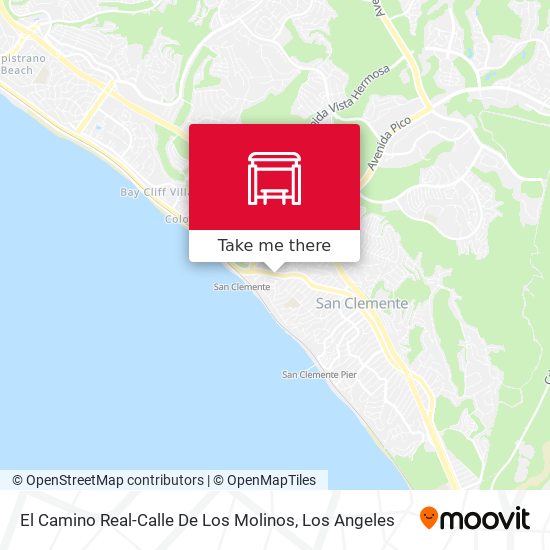 El Camino Real-Calle De Los Molinos map