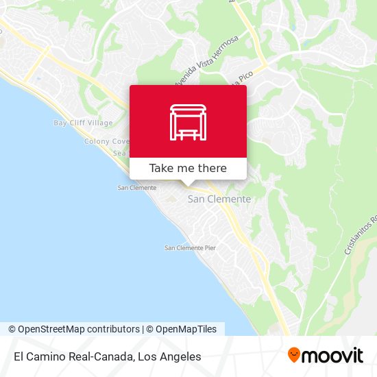 Mapa de El Camino Real-Canada