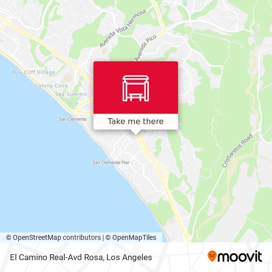 Mapa de El Camino Real-Avd Rosa