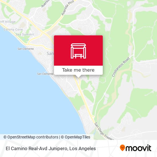 Mapa de El Camino Real-Avd Junipero