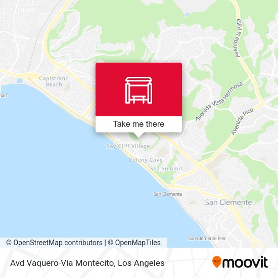 Avd Vaquero-Via Montecito map