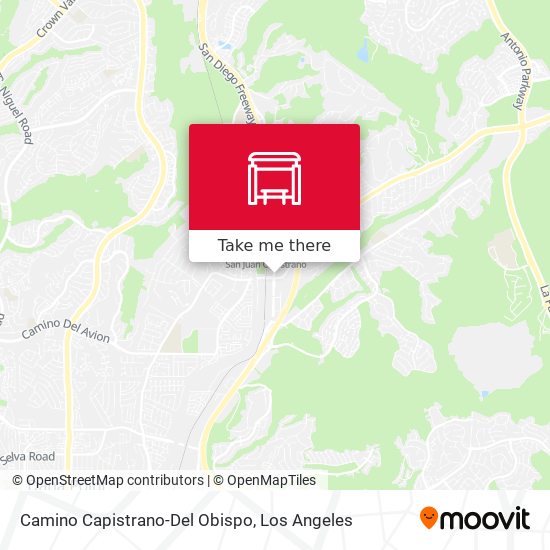 Camino Capistrano-Del Obispo map