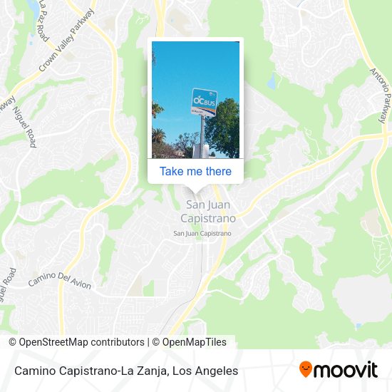 Mapa de Camino Capistrano-La Zanja
