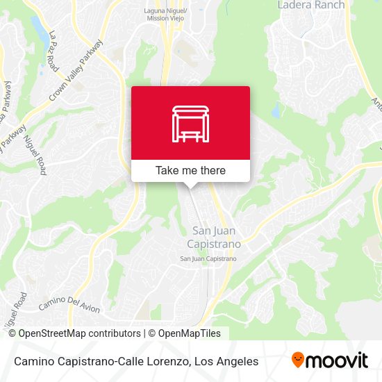 Mapa de Camino Capistrano-Calle Lorenzo