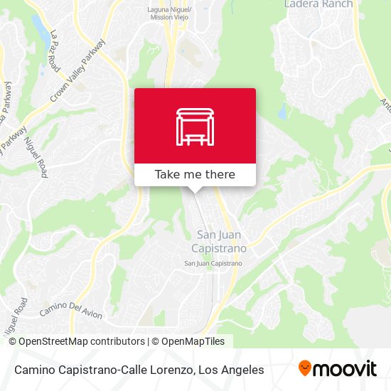 Mapa de Camino Capistrano-Calle Lorenzo
