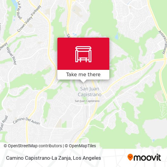 Mapa de Camino Capistrano-La Zanja