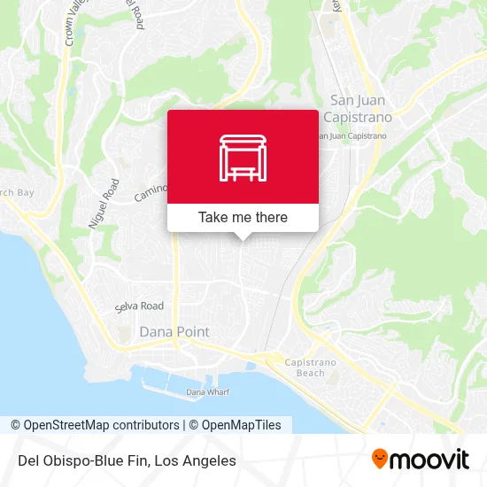 Del Obispo-Blue Fin map