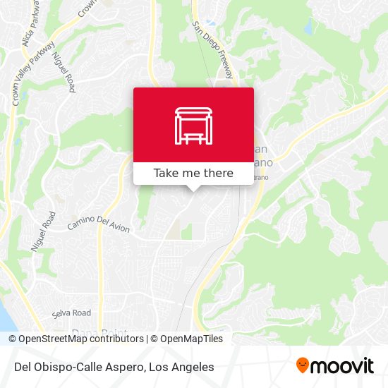 Del Obispo-Calle Aspero map