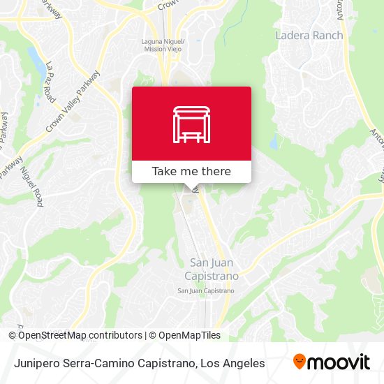 Mapa de Junipero Serra-Camino Capistrano