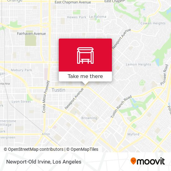 Newport-Old Irvine map