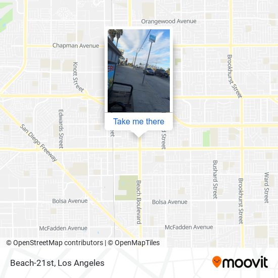 Mapa de Beach-21st