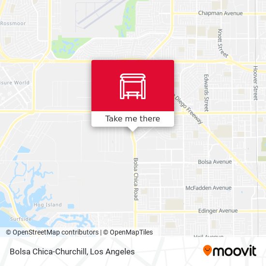 Mapa de Bolsa Chica-Churchill