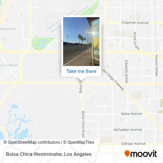 Bolsa Chica-Westminster map