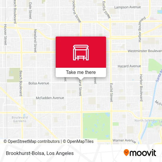Brookhurst-Bolsa map