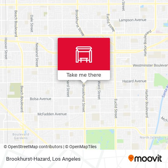 Mapa de Brookhurst-Hazard
