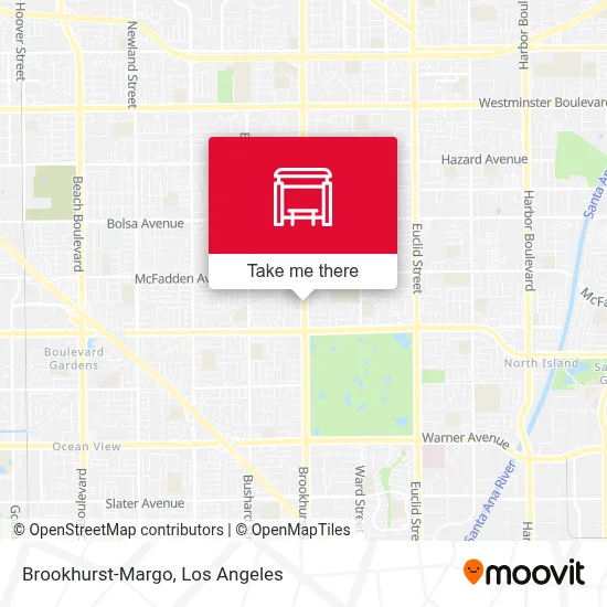 Brookhurst-Margo map