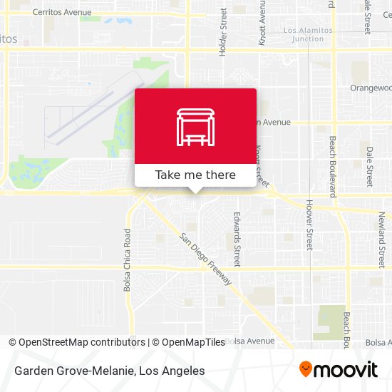 Mapa de Garden Grove-Melanie