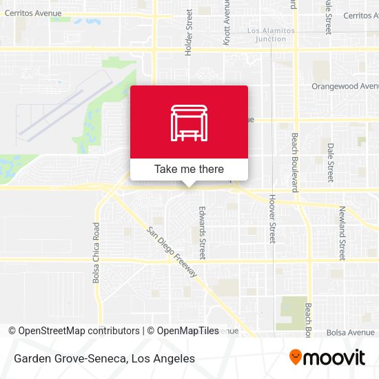 Garden Grove-Seneca map