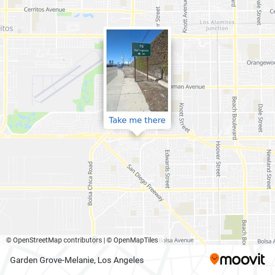 Garden Grove-Melanie map