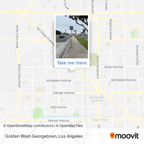 Mapa de Golden West-Georgetown