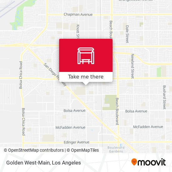 Mapa de Golden West-Main