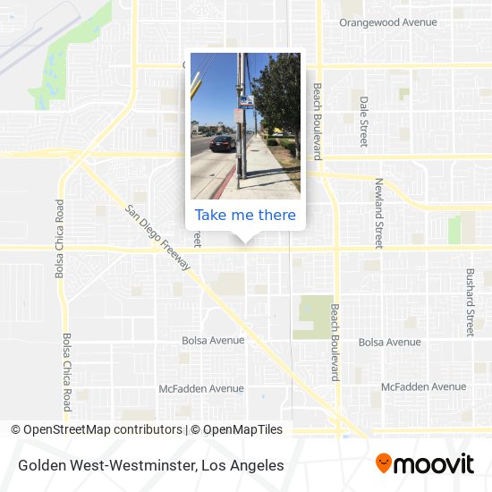 Golden West-Westminster map