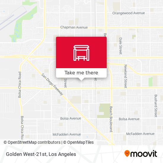 Mapa de Golden West-21st