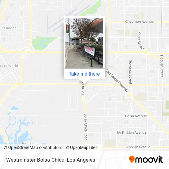 Westminster-Bolsa Chica map