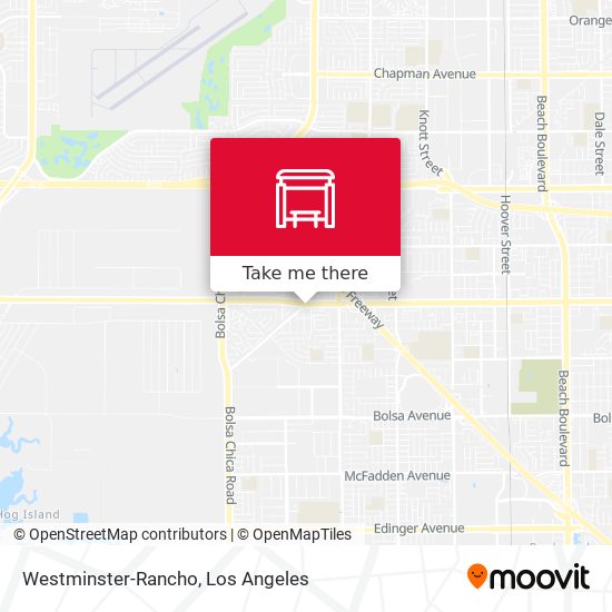 Westminster-Rancho map