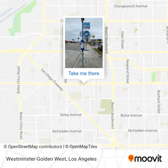 Westminster-Golden West map