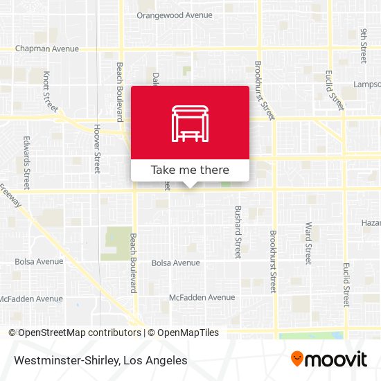 Mapa de Westminster-Shirley