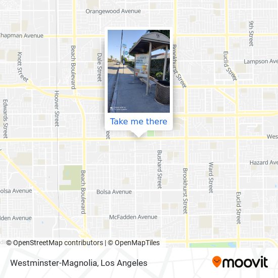 Mapa de Westminster-Magnolia