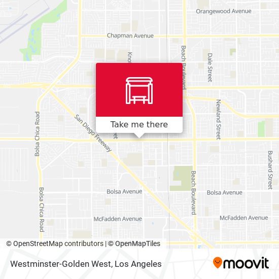 Mapa de Westminster-Golden West