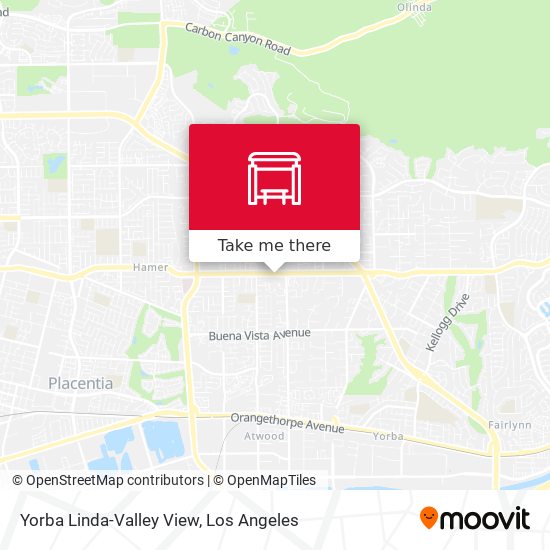 Mapa de Yorba Linda-Valley View