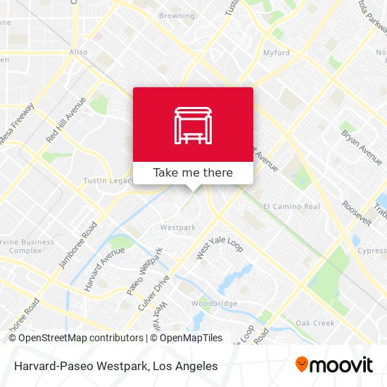 Harvard-Paseo Westpark map